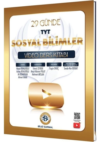 Bilgi Sarmal Tyt Sosyal Bilimler 29 Günde Video Ders Kitabı