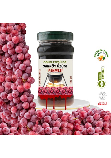 Şarköy Üzüm Pekmezi & Çiğ Susam Tahini 2 Li Paket fırsatları