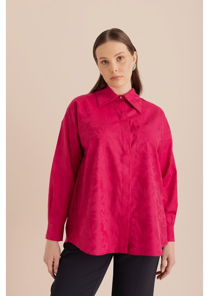 Jakar Desenli Cotton Gömlek fırsatları