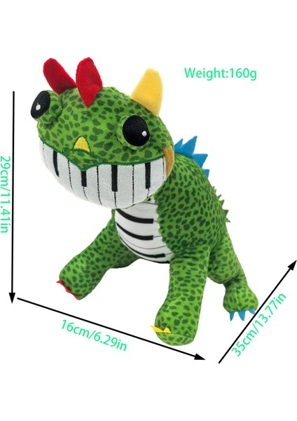 Bobby 4 Büyük Aslan Yeşil Dinozor Peluş Oyuncak (Yurt Dışından)