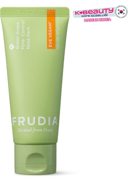 Soyulabilir Yeşil Üzüm Yüz Maskesi 60 gr Arındırıcı Etki ve Siyah Nokta Azaltma