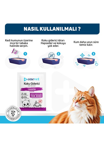 Kedi Kumu Koku Lavanta Kokulu 25 Gr. Oc205B15 fırsatları