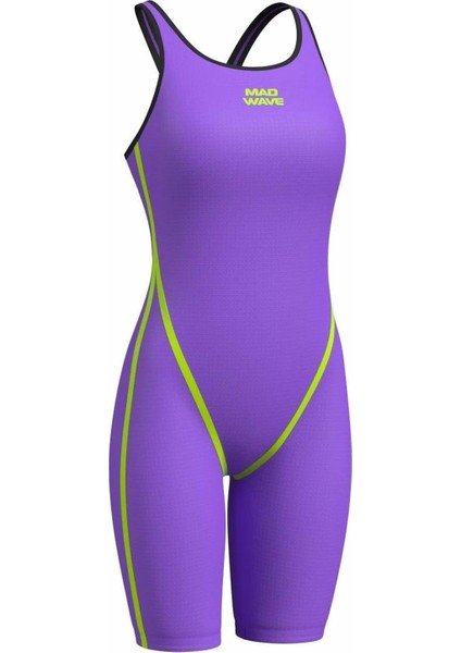 Forceshell Evolution Kadın Yarış Mayosu Open Back - Mor - M/UK28/70