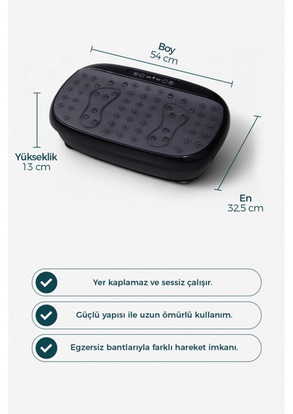 Starter Model Yüksek Titreşimli Spor Cihazı Vibration Plate