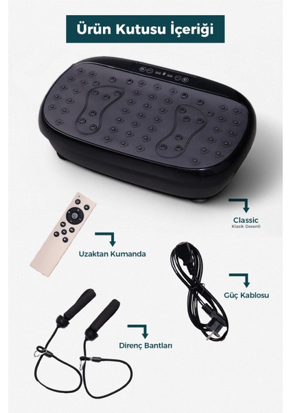 Starter Model Yüksek Titreşimli Spor Cihazı Vibration Plate