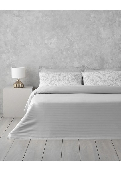 Dainty Bird Pamuk Saten Çift Kişilik Nevresim Takımı 200 x 220 cm Gümüş fiyatları
