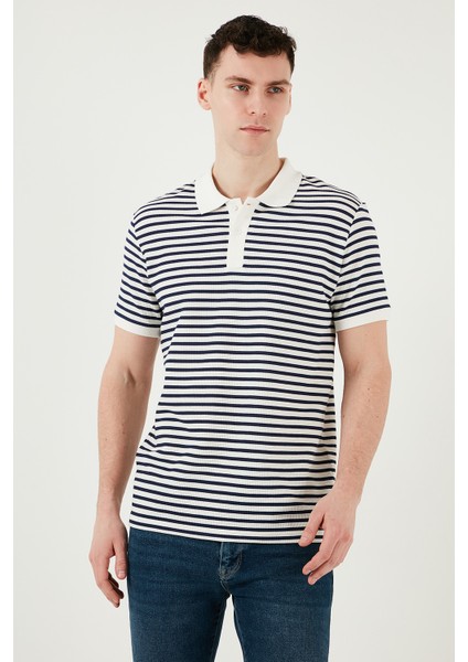 Pamuklu Regular Fit Çizgili Polo Yaka T Shirt Erkek Polo Yaka T Shirt 5903009 indirimleri