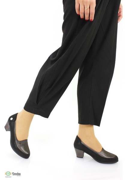 Kadın Deri Kısa Topuklu Klasik Ayakkabı M26YA3380