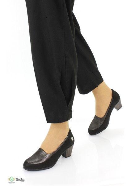 Kadın Deri Kısa Topuklu Klasik Ayakkabı M26YA3380 modelleri