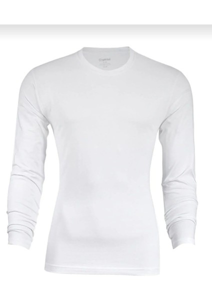 385 Erkek Modal Uzun Kol Sıfır Yaka Atlet 6 Adet fiyatları