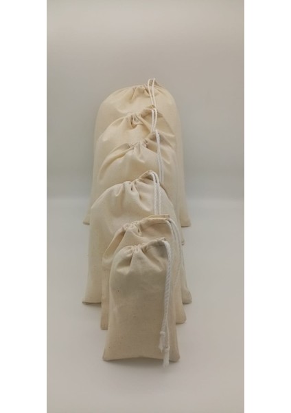 5 Adet 12 x 17 cm Enxboy Hambez Büzgülü Saklama Kesesi Bakliyat, Sebze, Meyve, Alışveriş Kesesi Torbası Istanbul Sandalet