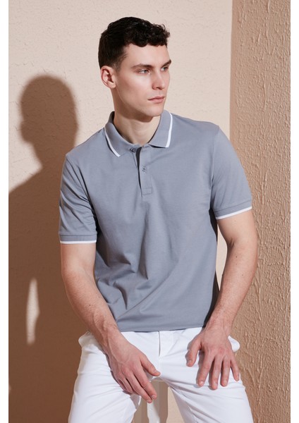 Pamuklu Regular Fit Polo Yaka T Shirt Erkek Polo Yaka T Shirt 5902063