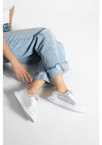 Nesan Kadın Beyaz Günlük Spor Ayakkabı