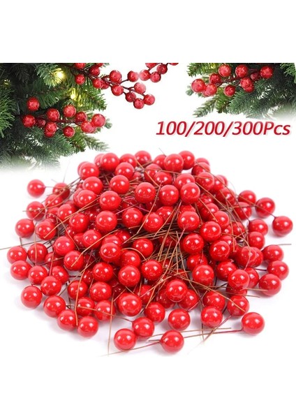 016 50 Adet 50-300 Adet Inci Stamens Yapay Çiçek Küçük Meyveler Kiraz Düğün Parti Hediye Kutusu Için Noel Dıy Çelenk Ev Dekorasyonu (Yurt Dışından)