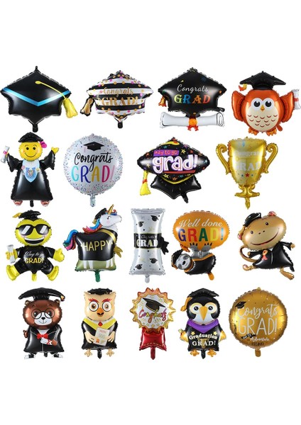 18 Inç Mezuniyet Balon Mezuniyet Partisi Dekorasyon 2022 Kutlama Helyum Folyo Balonlar Mezuniyet Lise Lisansüstü Dekor (Yurt Dışından) fiyatları