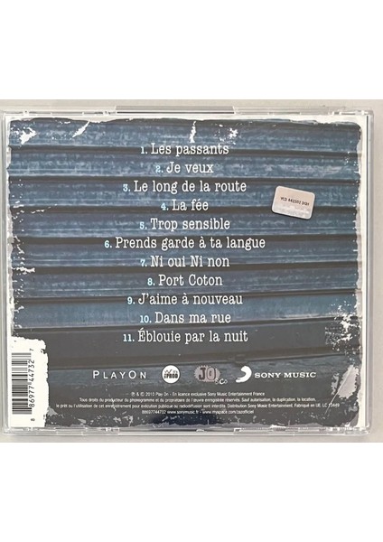 Zaz Je Veux CD (Orjinal Dönem Baskı)