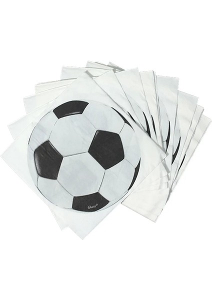 Straw-10 Adet Beyaz Futbol Futbol Tema Sofra Seti Fincan Plaka Çocuklar Kız Erkek Favor Mutlu Doğum Günü Partisi Malzemeleri Bebek Duş Dekor (Yurt Dışından) indirimleri