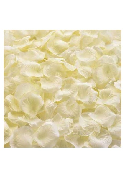 Sütlü Beyaz 100 Adet Yapay Gül Yaprakları Düğün Aksesuarları Düğün Parti Dekorasyon Çiçek Yaprağı Simülasyon Ipek Kumaş Gül Yaprakları 5*5 cm 50% (Yurt Dışından)