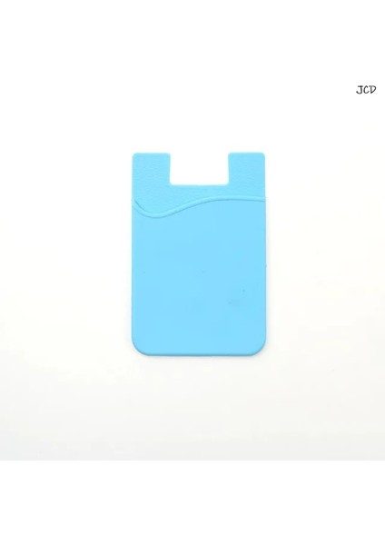 Gök Mavisi 11 Renk Yapışkanlı Etiket Cep Telefonu Arka Kartları Cüzdan Kılıf Kredi Kimlik Kartı Tutucu Cep Telefonu Kart Sahibinin Cep 5.5x8.5 cm (Yurt Dışından)