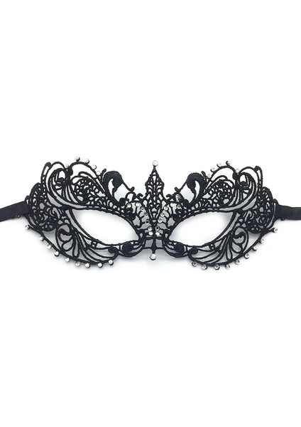 Stil 7 Parti Maskesi Altın Gümüş Dantel Ve Matkap Bayan Yarım Yüz Maskesi Masquerade Partileri fırsatları