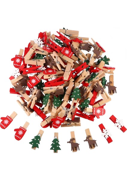 10 Adet Kırmızı 10 Adet Noel Ahşap Klipler Yeni Yıl Partisi Dekorasyon Fotoğraf Duvar Klip Dıy Noel Süsler Süslemeleri Ev Için Noel Ağacı (Yurt Dışından)