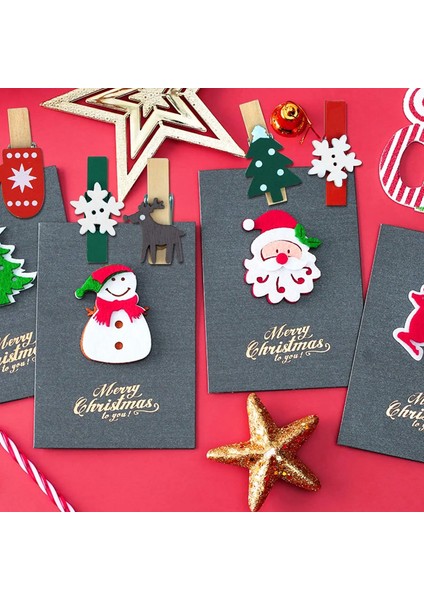 10 Adet Kırmızı 10 Adet Noel Ahşap Klipler Yeni Yıl Partisi Dekorasyon Fotoğraf Duvar Klip Dıy Noel Süsler Süslemeleri Ev Için Noel Ağacı (Yurt Dışından)