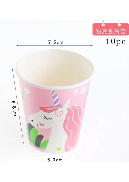 8 Adet Payet Unicorn Tek Kullanımlık Sofra Unicorn Parti Malzemeleri Kağıt Tabaklar Peçeteler Mutlu Unicorn Doğum Günü Partisi Dekoru Gökkuşağı At Kız (Yurt Dışından)