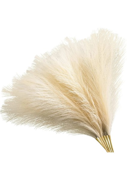 Sarı 55 cm 10PCS 5/10/20PCS 55 cm Yapay Pampas Çim Sahte Görkemli Çim Vazo Dolgu Çiçek Ev, Oturma Odası, Mutfak, Parti, Boho Dekor Için (Yurt Dışından)