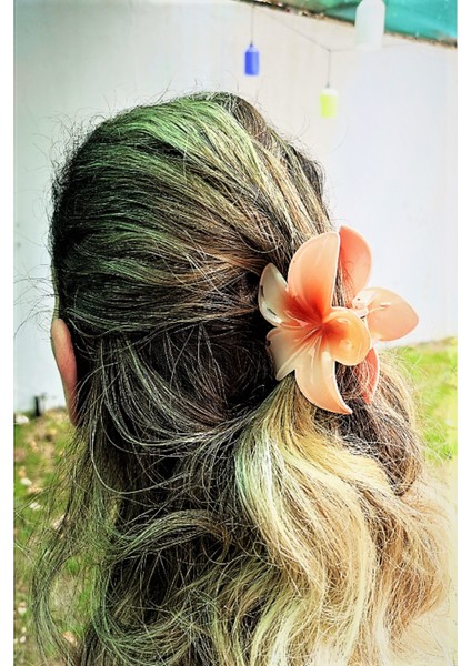 Ten Lotus Çiçek Parlak Akrilik Kadın Vintage Mandal Toka fiyatları