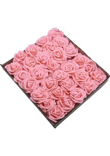 Şeftali 30 Adet 8 cm Yapay Çiçekler Güller 25/30/20/10 Adet Gerçek Sahte Güller Düğün Için Kök ile Dıy Buketleri Ev Yapay Çiçek Dekorasyon (Yurt Dışından)