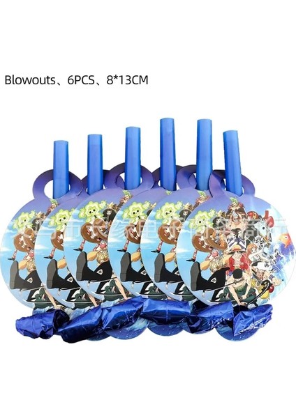 Darbe Out-6pcs Tek Parça Doğum Günü Partisi Etkinlik Malzemeleri Anime Figürü Luffy Ace Kağıt Bardak Tabak Peçete Bebek Duş Festivali Dıy Parti Süslemeleri (Yurt Dışından)