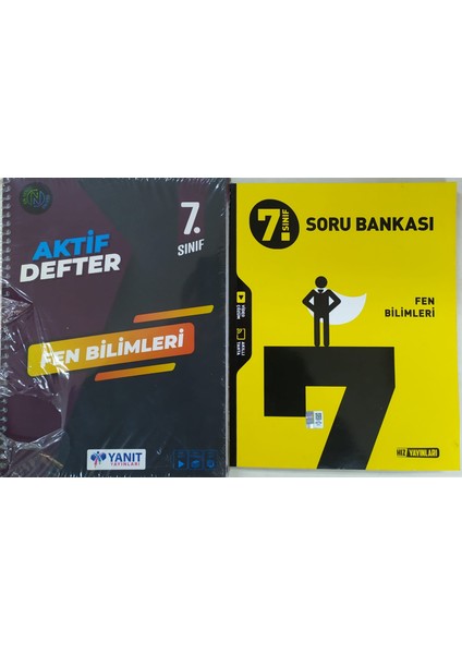 7. Sınıf Fen Bilimleri Soru Bankası+Aktif Defter Fen Bilimleri
