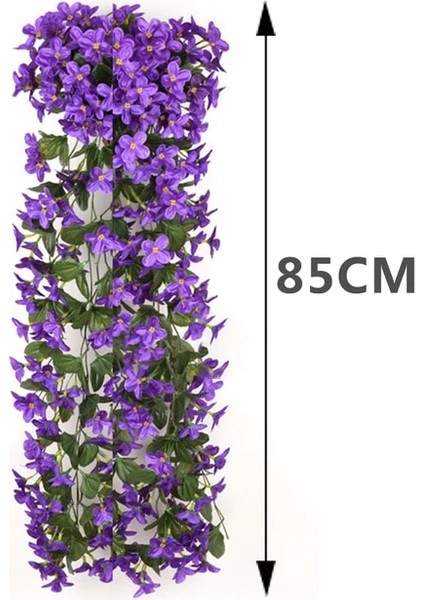 T-85 cm Yeşil Yapay Bitki Sarmaşıklar Duvar Asılı Rattan Açık Bahçe Düğün Ev Dekorasyon Aksesuarları Plastik Yapraklar Sahte Bitkiler (Yurt Dışından)