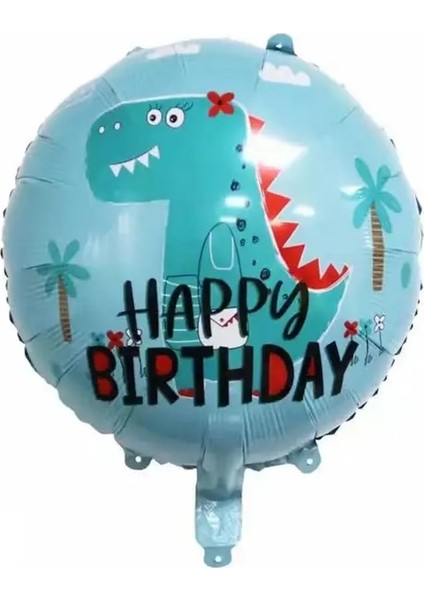 Round1-1pcs Karikatür Dinozor Doğum Günü Partisi Çocuklar Orman Dinozor Şekeri Çıkartmalar Balon Erkek Doğum Günü Parti Bardağı Plaka Bebek Duş Malzemeleri (Yurt Dışından)