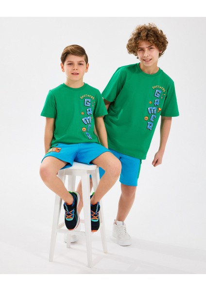 B Lw Fleece Short Büyük Erkek Çocuk Mavi Şort SK2510046-315 fırsatları