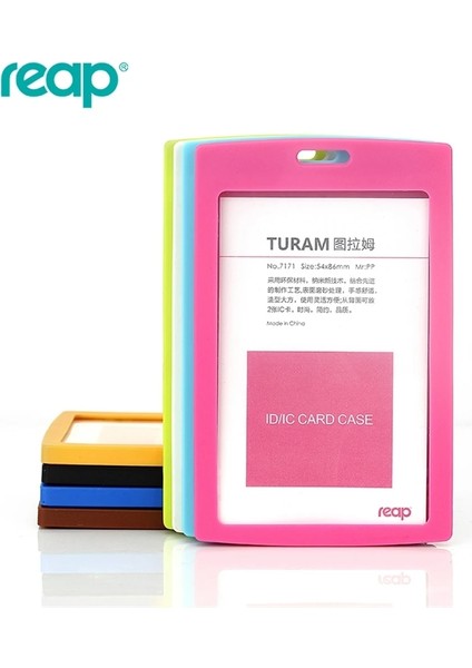 7171BLUE Kordon Renkli Şeker Plastik Kimlik Kartı Kılıfı Okul Hastanesi Için Boyunluklar ile Iş Sahibi Çalışan Rozeti (Standart Boyut) (Yurt Dışından) fiyatları