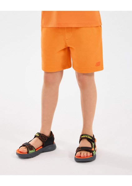 B Essentials Sweatshort Büyük Erkek Çocuk Turuncu Şort SK2510144-701 fiyatları