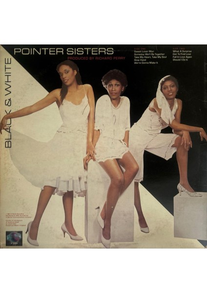 Pointer Sisters – Black & White 1981 Baskı Lp