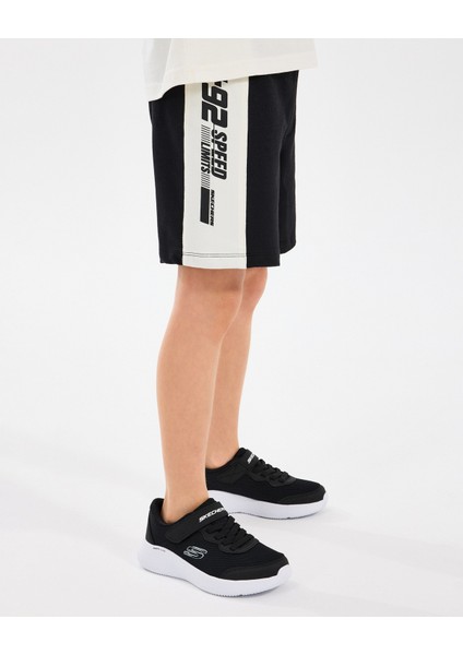 B 2 Yard Fleece Sweatshort Büyük Erkek Çocuk Siyah Şort SK2510075-001 fiyatları