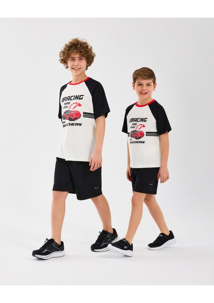 B 2 Yard Fleece Sweatshort Büyük Erkek Çocuk Siyah Şort SK2510075-001 fırsatları