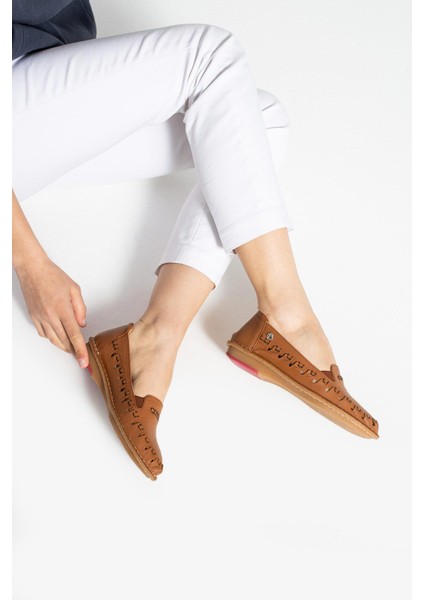 Pierre Cardin Arven Kadın Deri Taba Günlük Ayakkabı