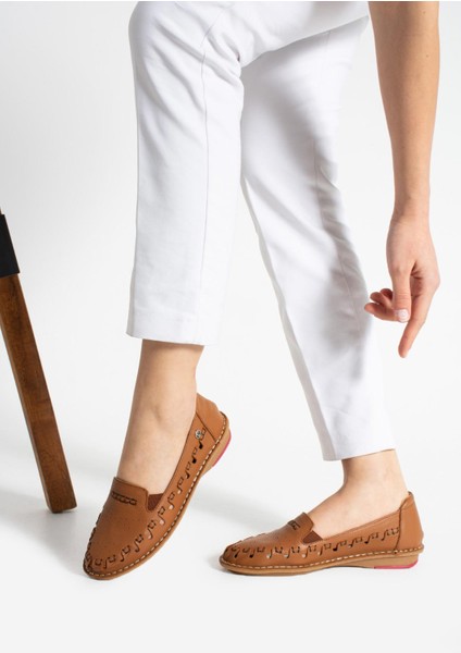 Pierre Cardin Arven Kadın Deri Taba Günlük Ayakkabı modelleri