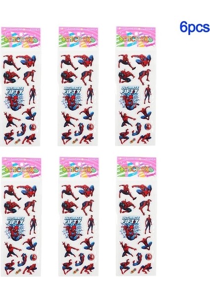 Kabarcık Sticker Örümcek Adam Erkek Doğum Günü Partisi Süslemeleri Hediye Çanta Bardak Tabaklar Masa Örtüsü Bayraklar Bebek Duş Kağıdı Tek Kullanımlık Sofra Malzemeleri (Yurt Dışından)