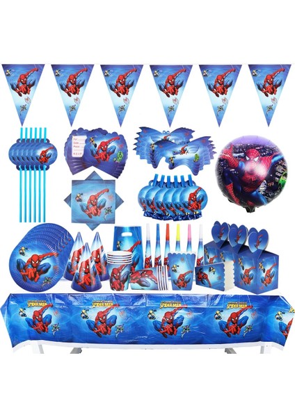 Kabarcık Sticker Örümcek Adam Erkek Doğum Günü Partisi Süslemeleri Hediye Çanta Bardak Tabaklar Masa Örtüsü Bayraklar Bebek Duş Kağıdı Tek Kullanımlık Sofra Malzemeleri (Yurt Dışından) fiyatları