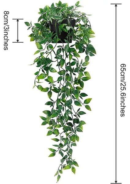 Datura 1 Pc (Saksı Olmadan) Yapay Succulents Asılı Duvar Bitkileri Okaliptüs Mandala Asılı Saksı Plastik Çelenk Düğün Ev Dekor Rattan Bonsai (Yurt Dışından)
