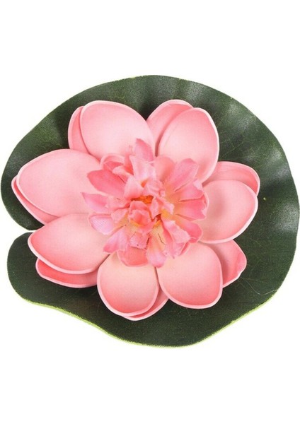 10 Adet Rastgele 10 cm 5 Adet/takım Renkli Yapay Sahte Yüzen Nilüfer Çiçeği Lotus Yaprağı Gölet Bitkileri Bahçe Havuzu Dekor (Yurt Dışından)