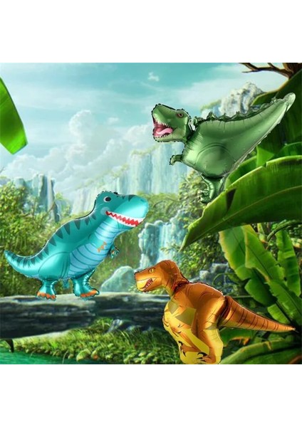 Resim Olarak Büyük Jurassic Dinozor Doğum Günü Partisi Dekorasyon Folyo Balonlar Hayvan Balon Bebek Duş Helyum Globos Ayakta Karikatür Ejderha (Yurt Dışından)