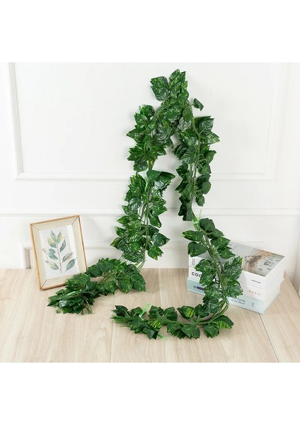 Üzüm 1 Adet 2.1 Metre Yapay Bitkiler Ev Dekor Duvar Liana Ivy Dekoratif Sarmaşık Yeşillik Sahte Sarmaşıklar Yeşillik Odası Dekorasyon Yeşil Yapraklar (Yurt Dışından) indirimleri