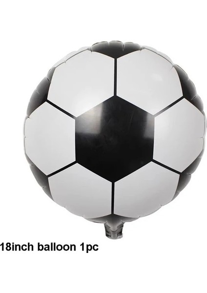 18 Inç Balon 1 Adet Futbol Tema Parti Sofra Tabaklar Peçeteler Bayrak Doğum Günü Çocuklar Karikatür Bardak Şekeri Hediye Çantası Bebek Duş Parti Malzemeleri Dekor (Yurt Dışından)