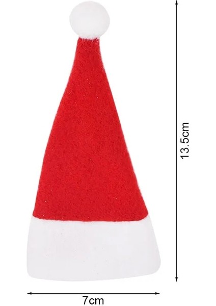 10 Adet Noel Sofra Tutucu Çanta Noel Şapka Çatal Bıçak Çatal Bıçak Çantaları 2022 Noel Süslemeleri Ev Masa Navidad Yeni Yıl 2023 (Yurt Dışından)